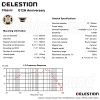 Celestion G12H Anniversary - 8 Ohm