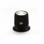 Knob Knurled Black/Silver 16 mm - Pack 100