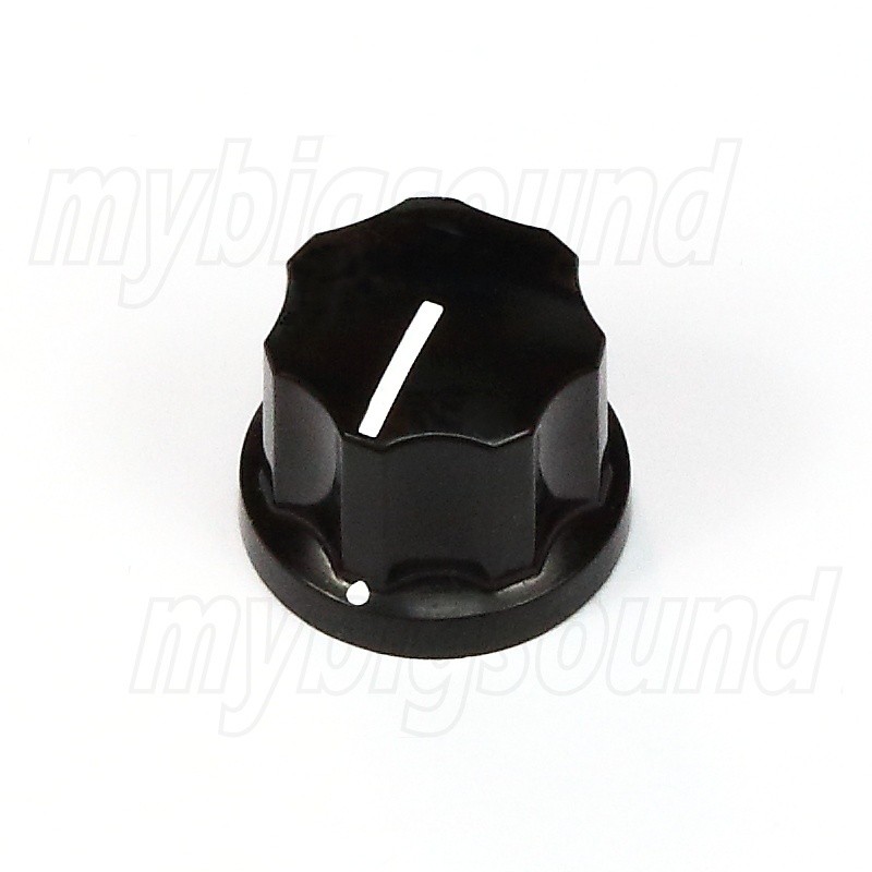 Bouton Cannelé Noir 19mm - Pack 200